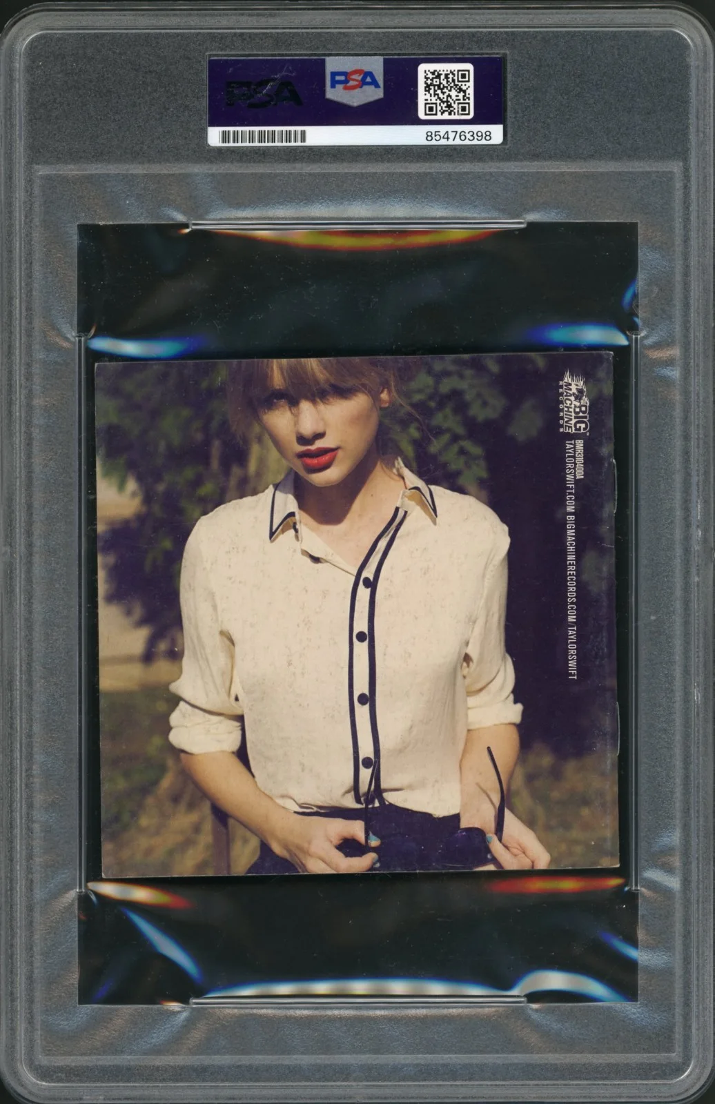 Taylor Swift Signed Autograph 2012 Red CD Album Cover PSA/DNA Authentic, изображение 2