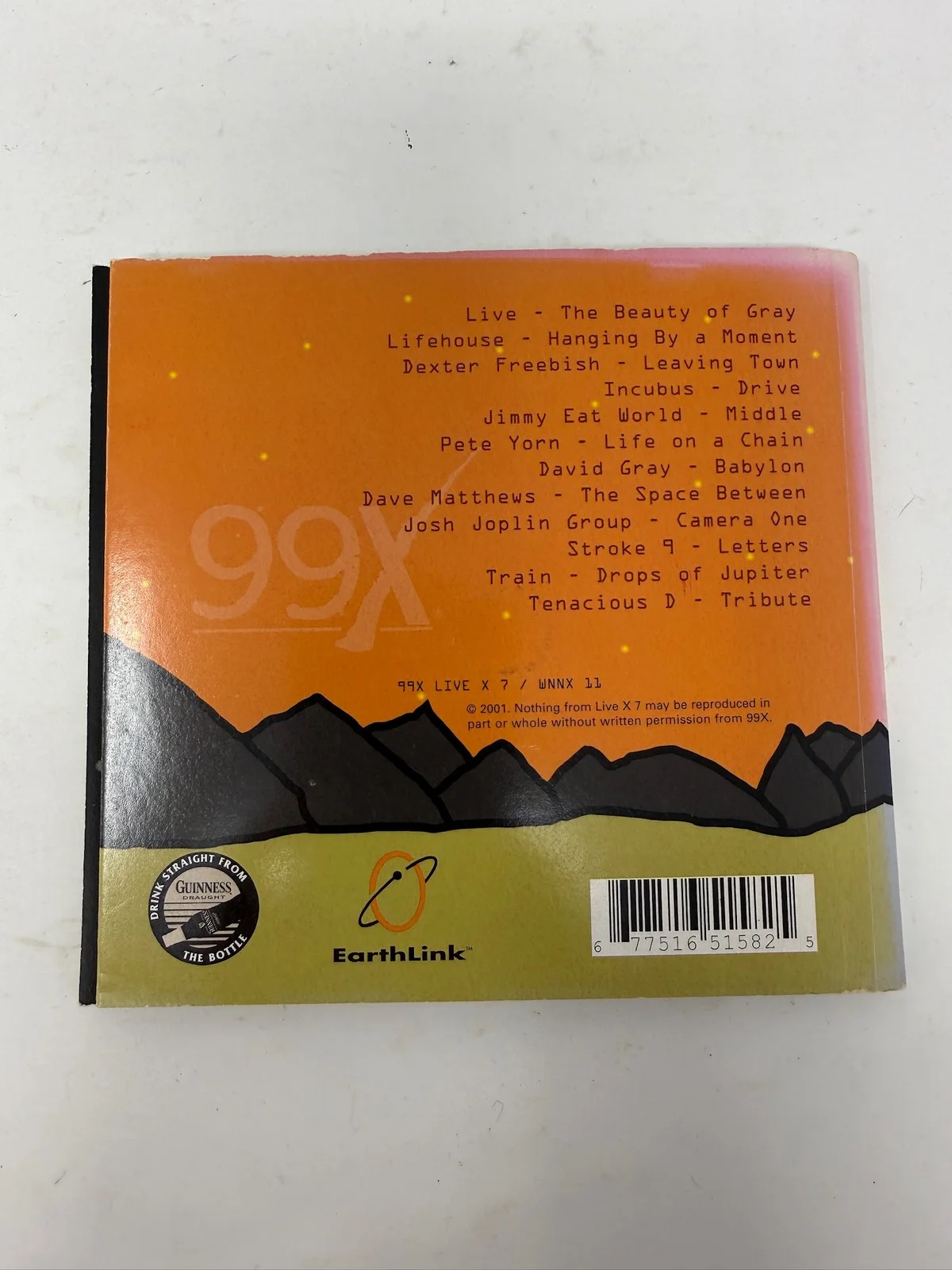 99X Live X 7 Black & White World Book Used - Rare Edition, image 2