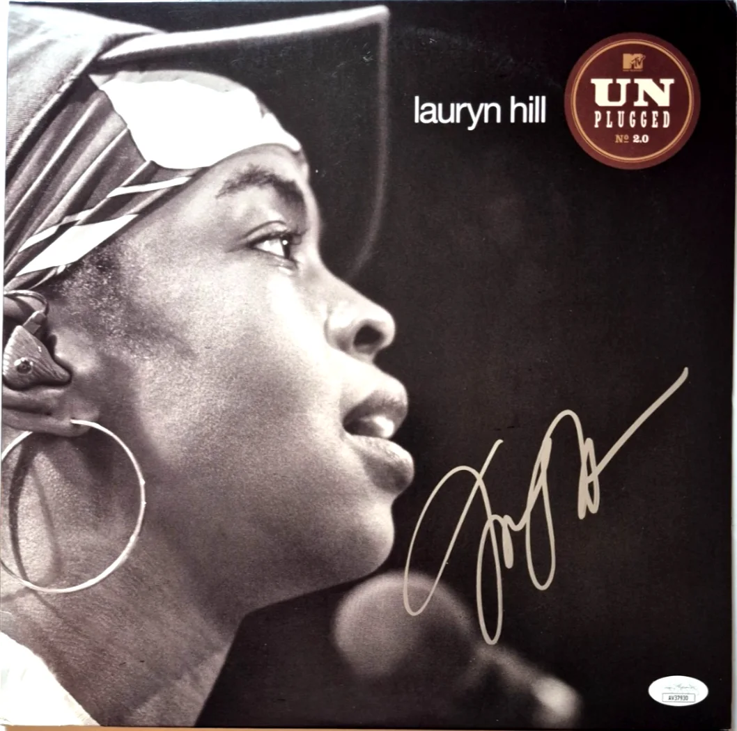 LAURYN HILL SIGNED AUTOGRAPHED MTV UNPLUGGED ALBUM THE MISEDUCATION OF JSA COA, изображение 2