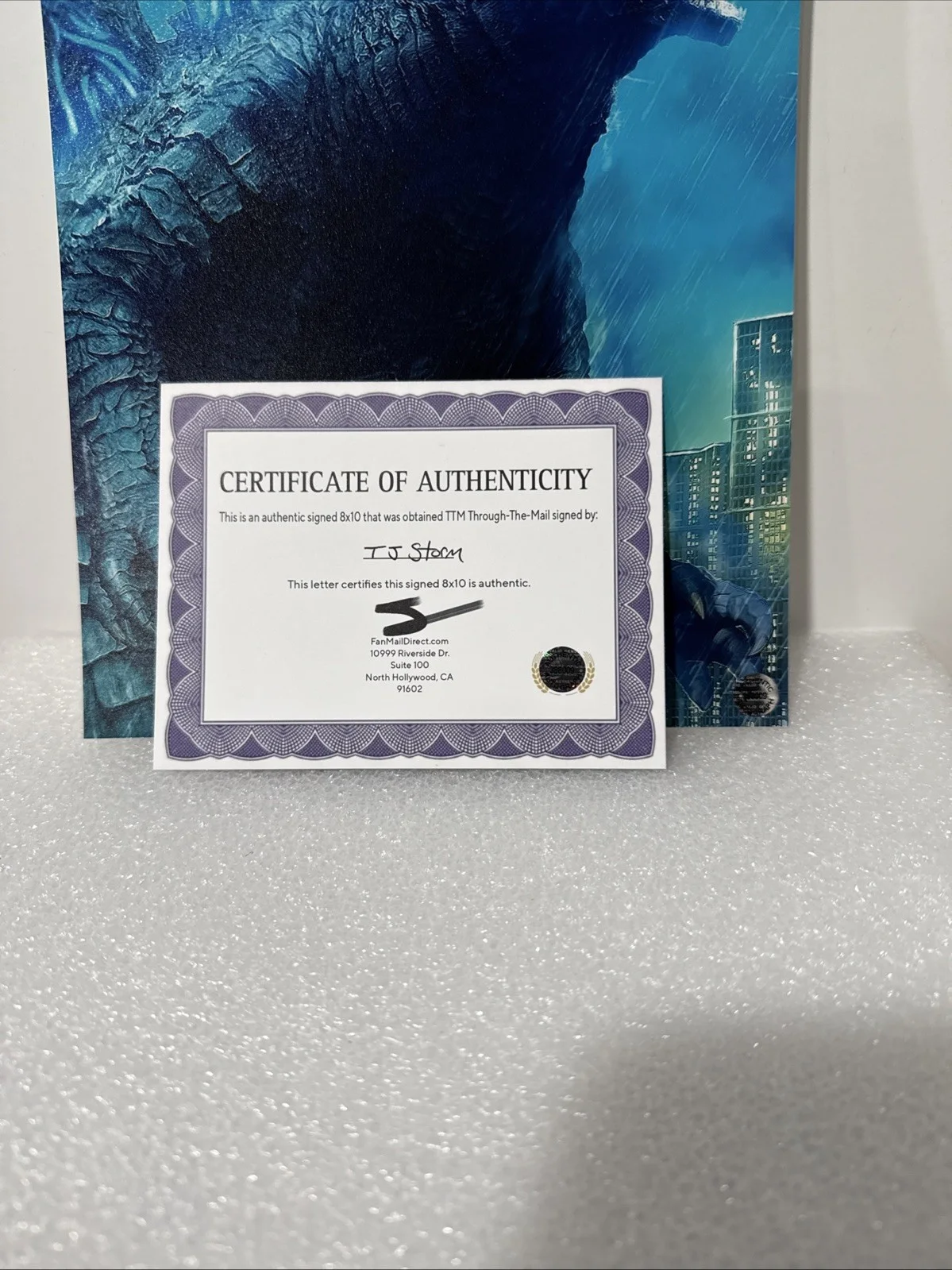 actor — TJ Storm (Actor) Signed Autographed 8x10 photo - AUTO w/COA, изображение 2