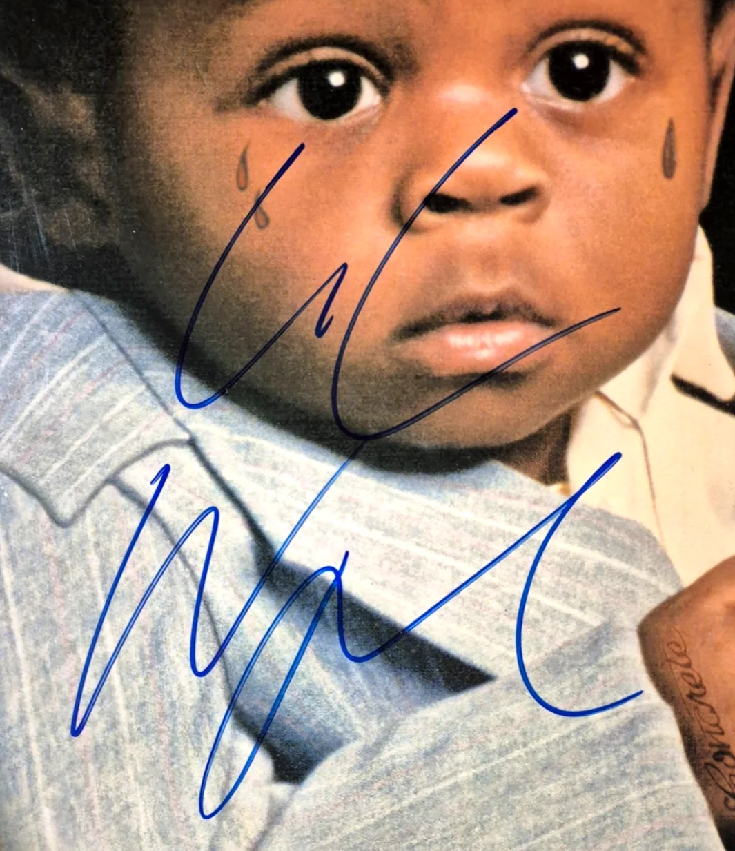 LIL WAYNE SIGNED AUTOGRAPHED THA CARTER III VINYL ALBUM RARE WEEZY JSA COA, image 2