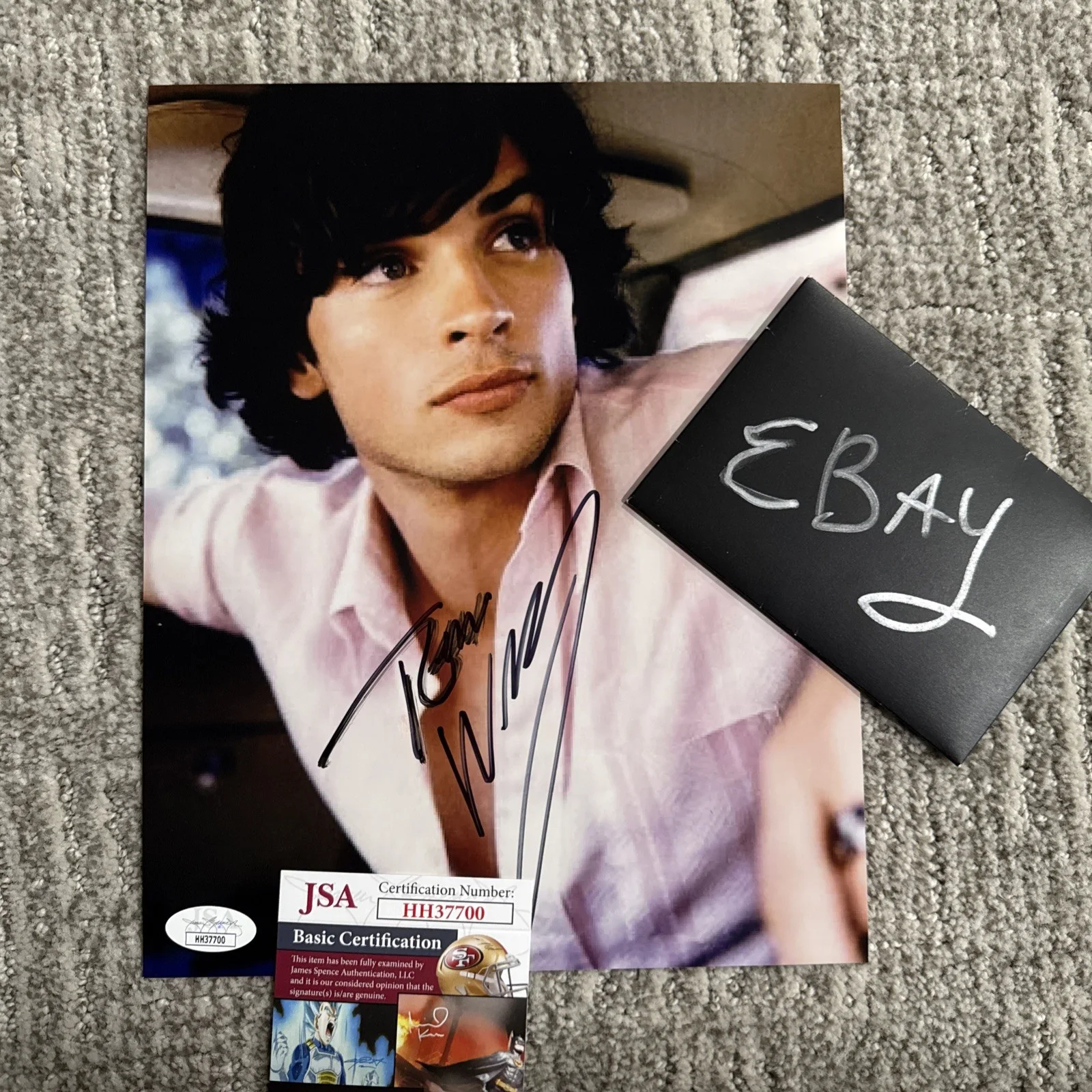 Superman Tom Welling Smallville 8x10 Hand Signed Autograph JSA COA Young Last 1, изображение 2