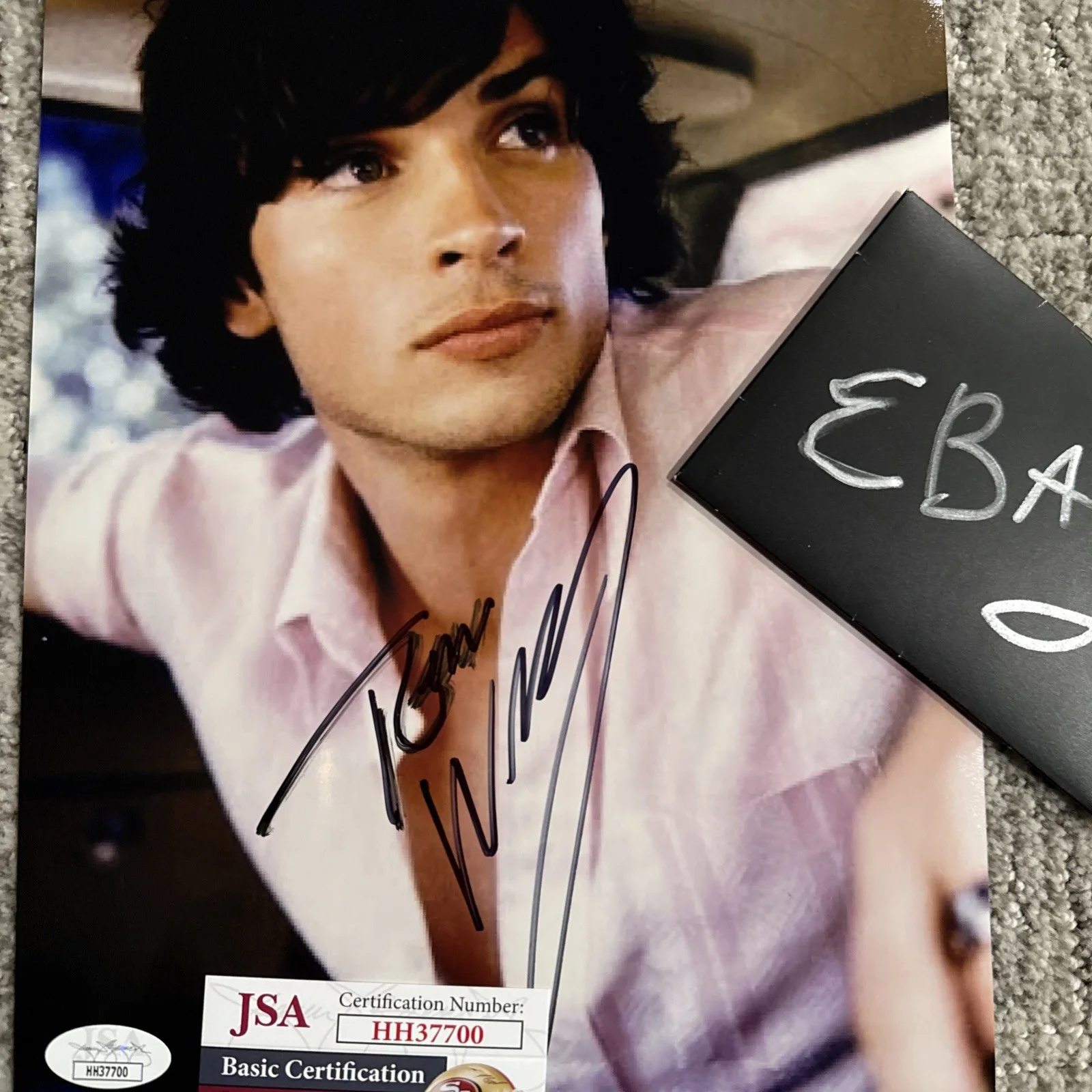 Superman Tom Welling Smallville 8x10 Hand Signed Autograph JSA COA Young Last 1, изображение 5