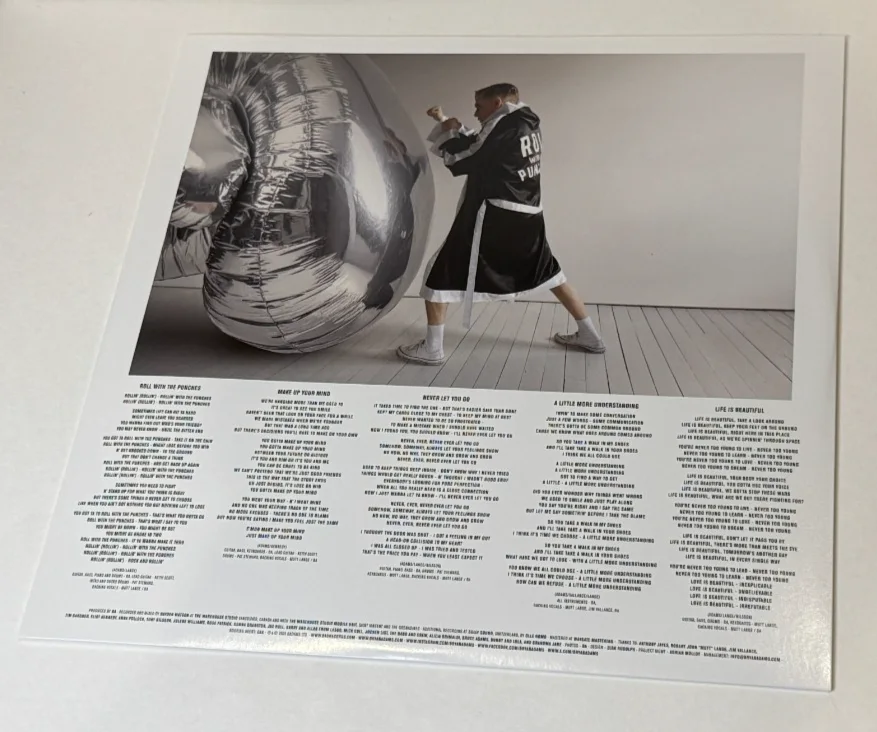 BRYAN ADAMS PERSONALLY SIGNED AUTOGRAPHED VINYL LP ROLL WITH THE PUNCHES ALBUM, изображение 3