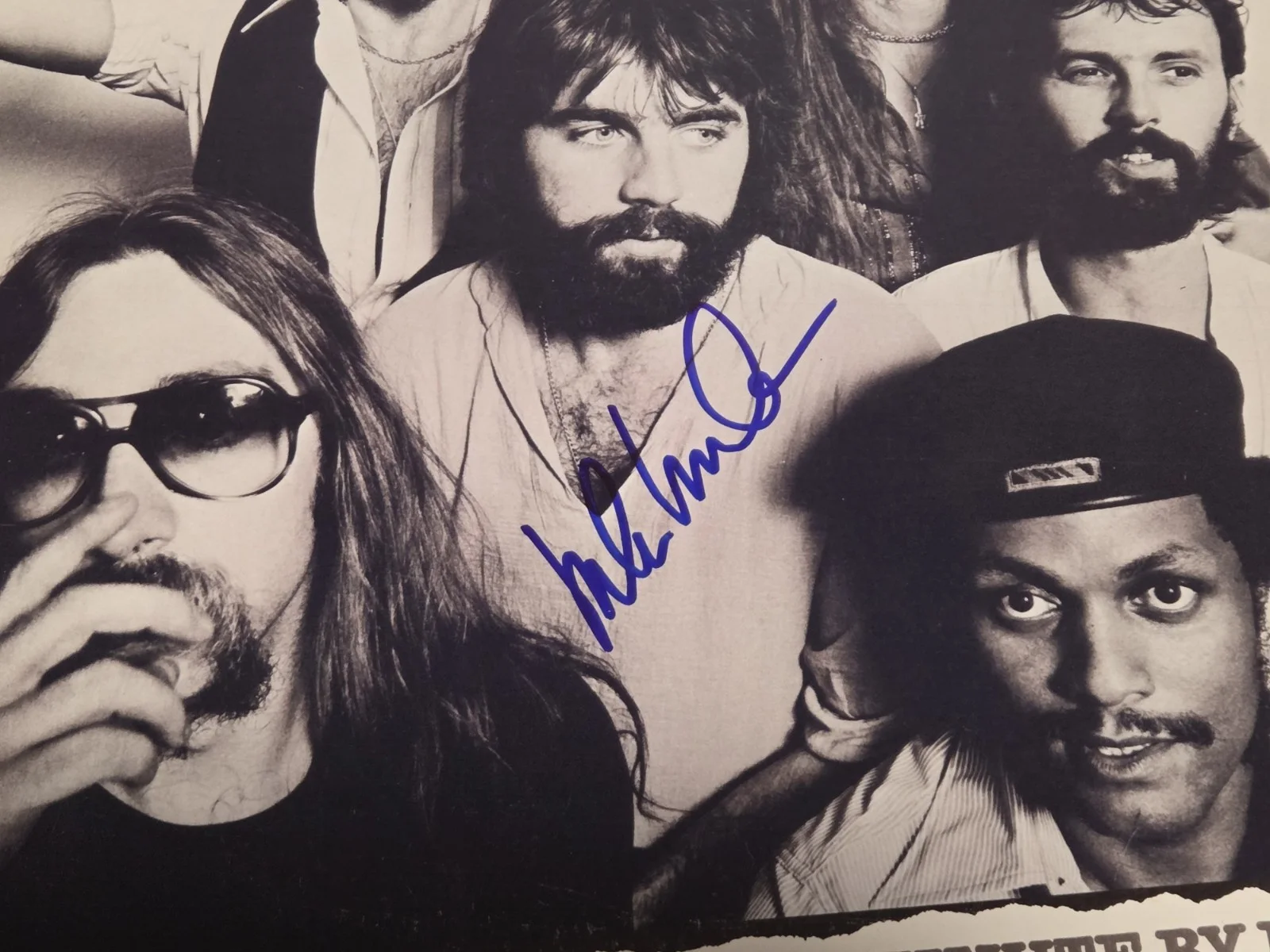 DOOBIE BROTHERS MICHAEL McDONALD signed MINUTE BY MINUTE LP RECORD BECKETT BAS, изображение 2