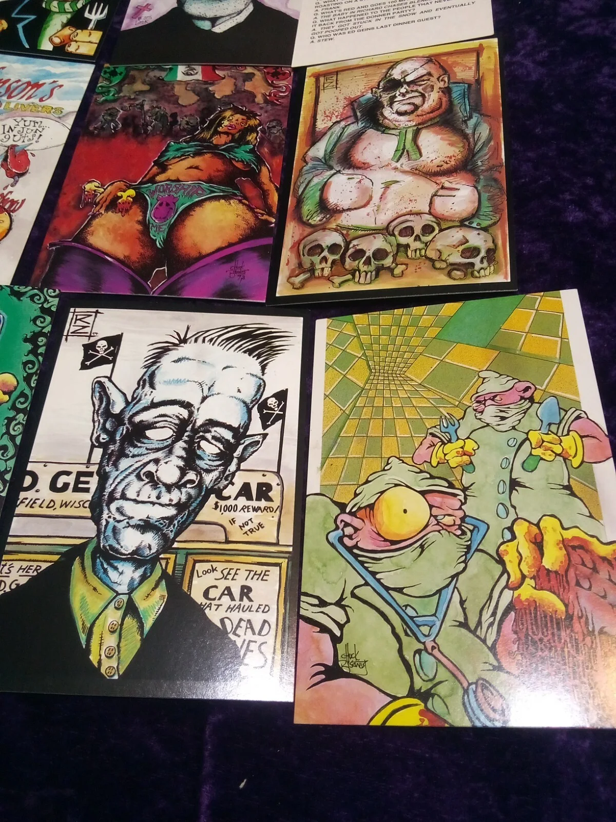 The Ghoulish Gourmet Rob Zombie True Cannibals ULTRA RARE Postcards Recipe Cards, изображение 4