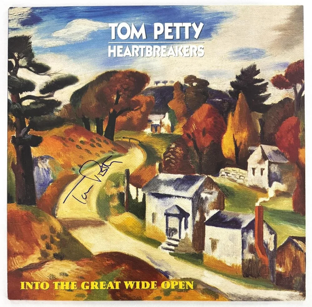 Tom Petty — Tom Petty Signed Autograph Album Vinyl Record - Into the Great Wide Open JSA COA