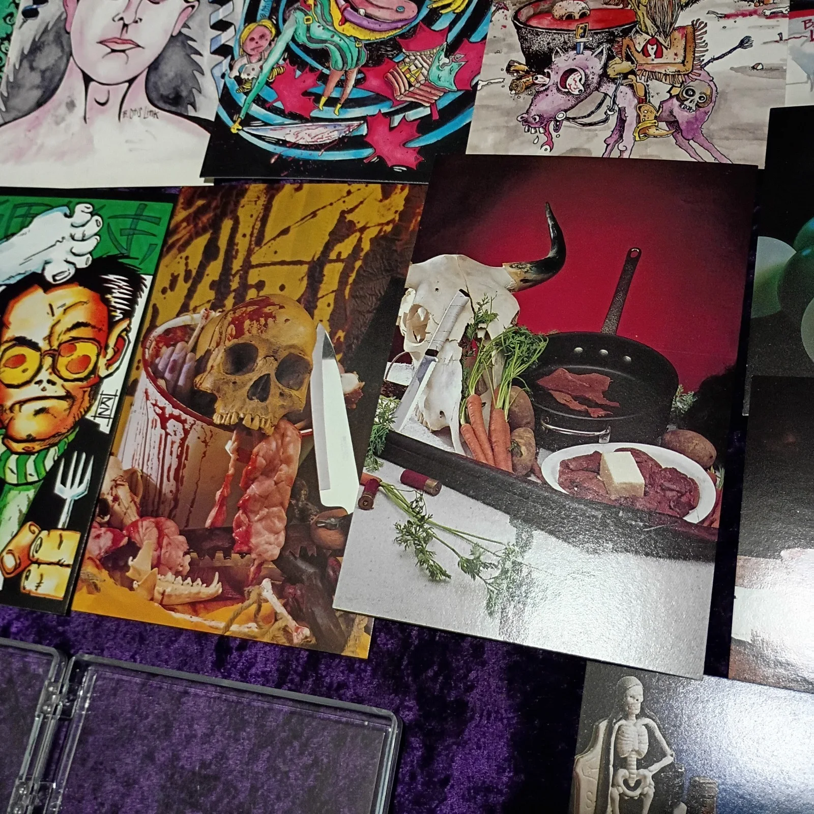 The Ghoulish Gourmet Rob Zombie True Cannibals 27 Card Postcards /Recipe Set, изображение 3