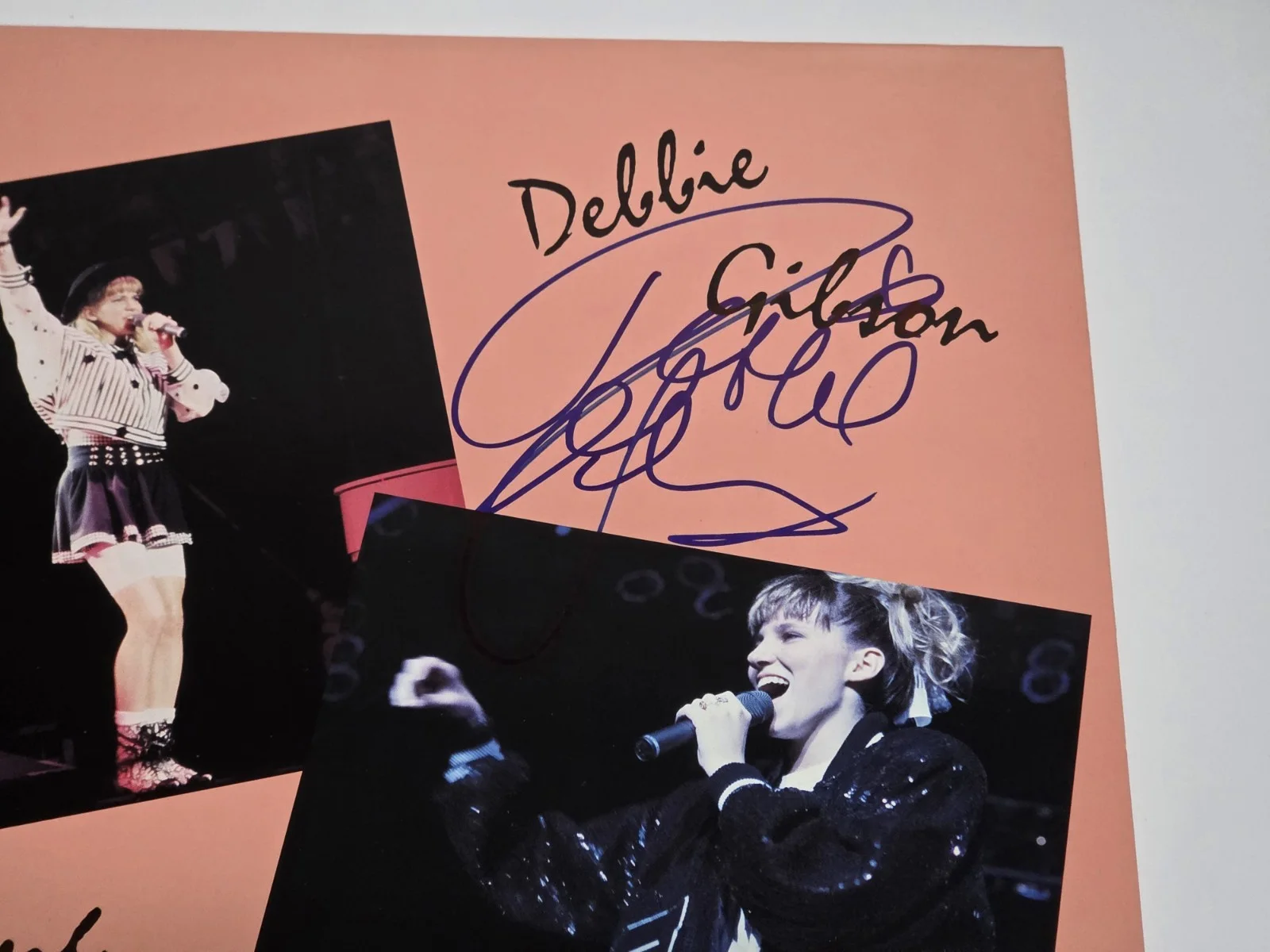 DEBBIE GIBSON signed autographed "STAYING TOGETHER" LP RECORD BECKETT (BAS), image 2