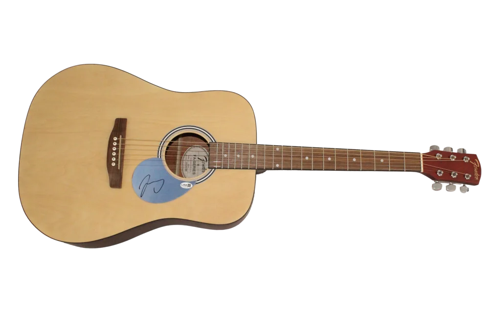 Jonny Buckland — Jonny Buckland Coldplay Signed Autograph Fender Guitar - Viva la Vida w/ JSA COA, image 2