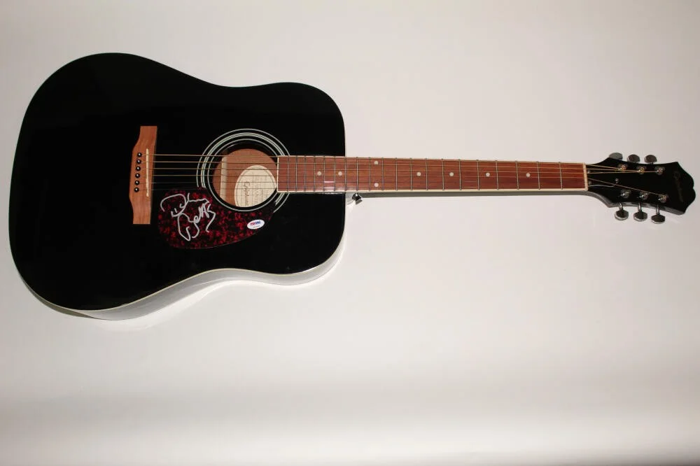 Dickey Betts — DICKEY BETTS SIGNED AUTOGRAPH GIBSON EPIPHONE ACOUSTIC GUITAR ALLMAN BROTHER PSA, изображение 2