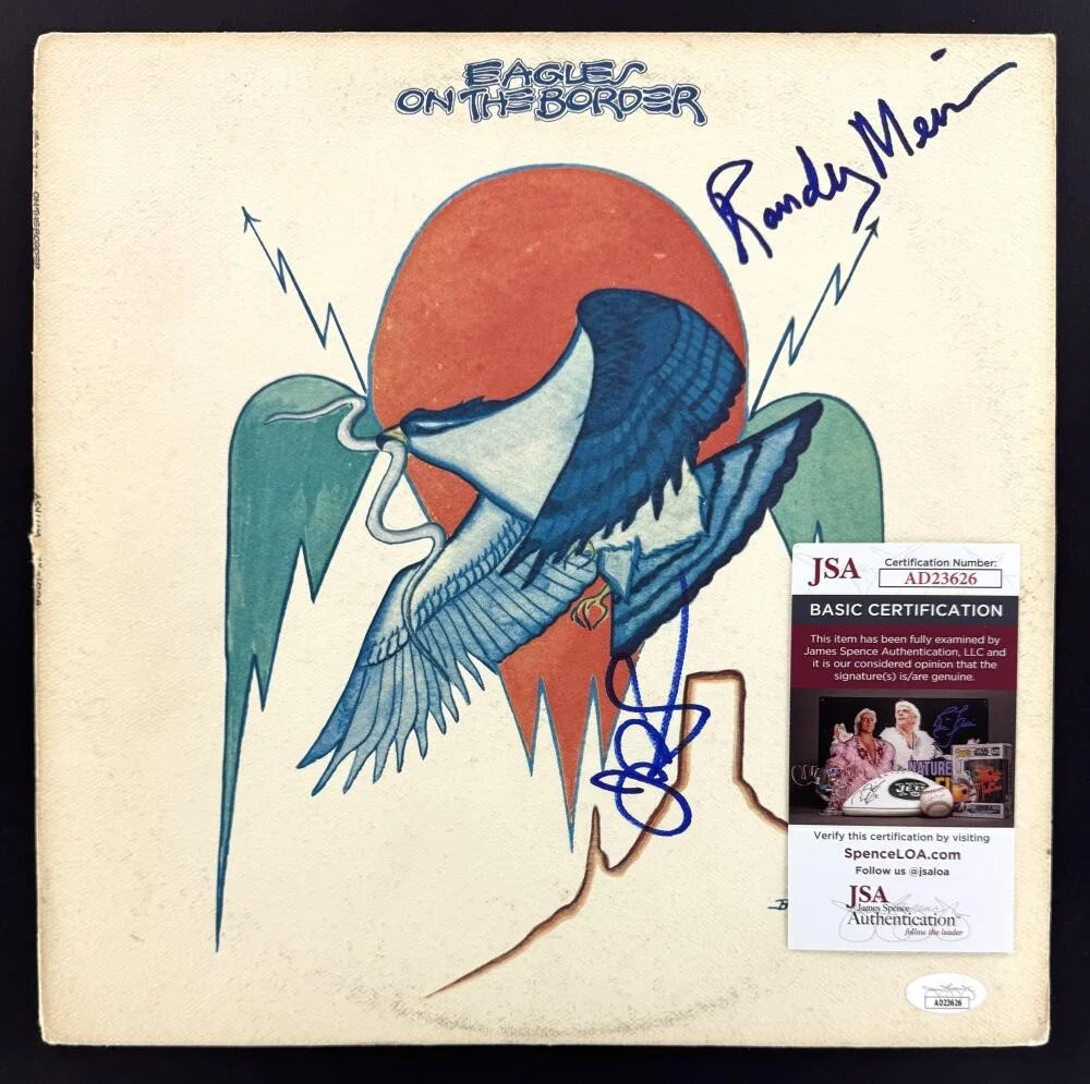 Randy Meiser, JD Souther — Randy Meisner & JD Souther Signed Autograph Eagles Album Vinyl Record - JSA COA, изображение 4