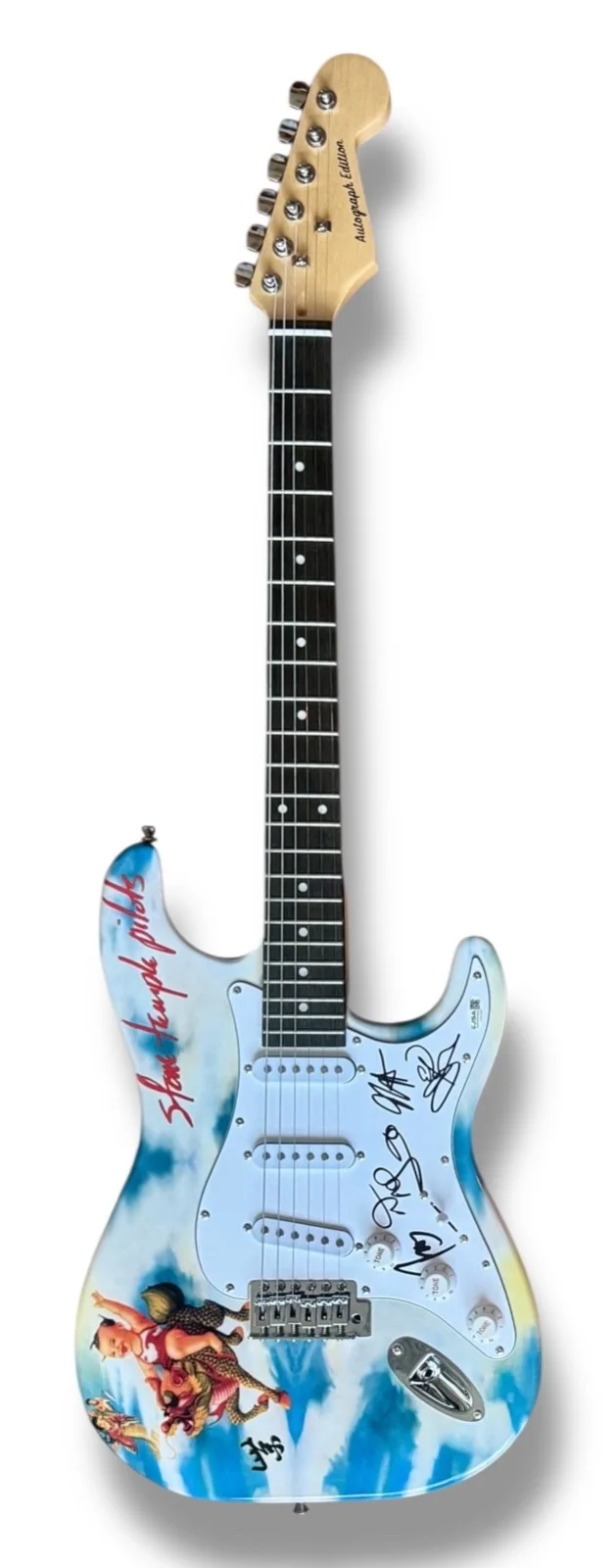Stone Temple Pilots Signed Guitar Custom JSA COA Robert Dean DeLeo Kretz Gutt 4, image 3