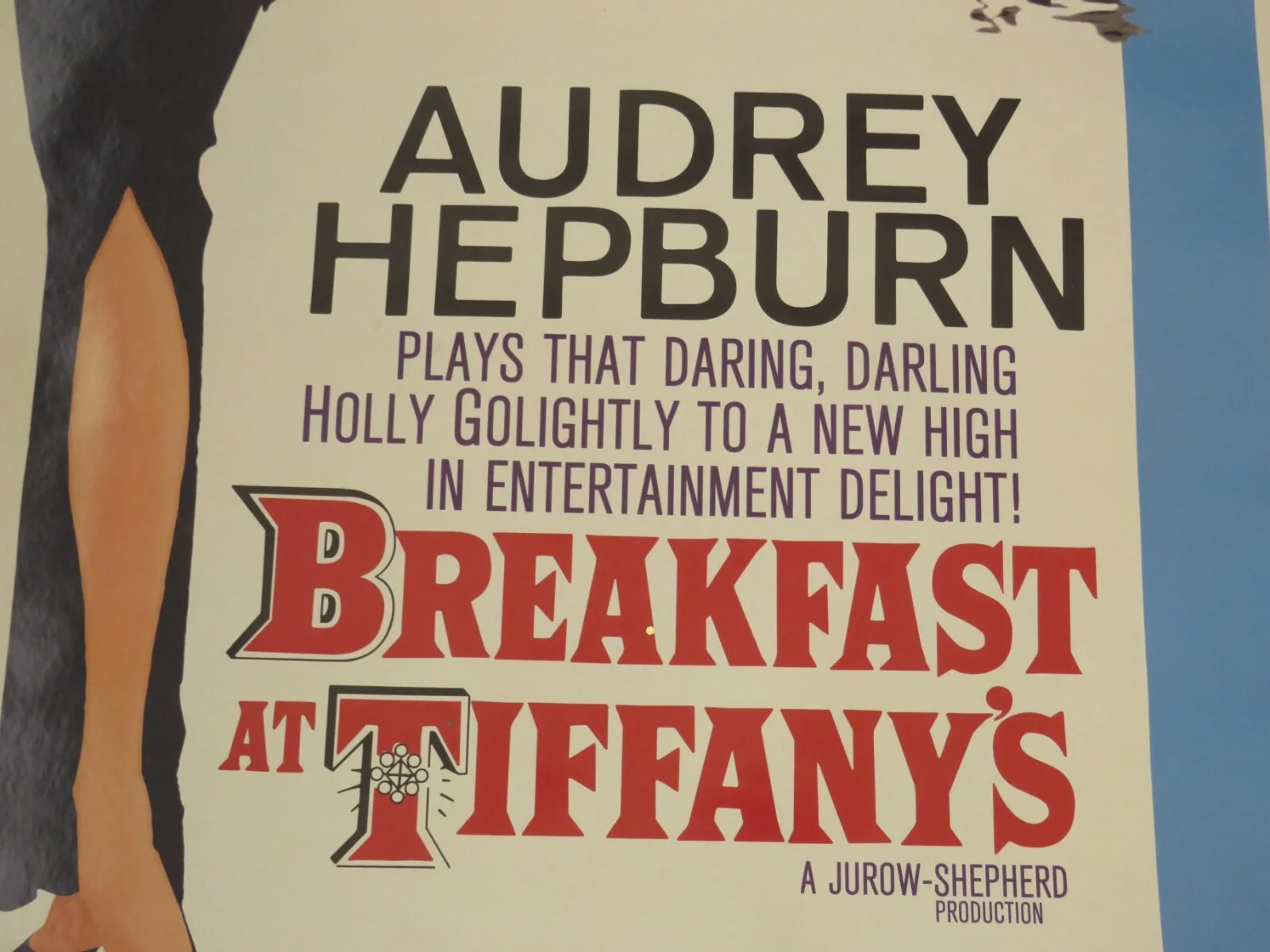 AUDEY HEPBURN BREAKFAST AT TIFFANY'S FULL COLOUR CIRCA 2005 POSTER LARGE POSTER, image 3