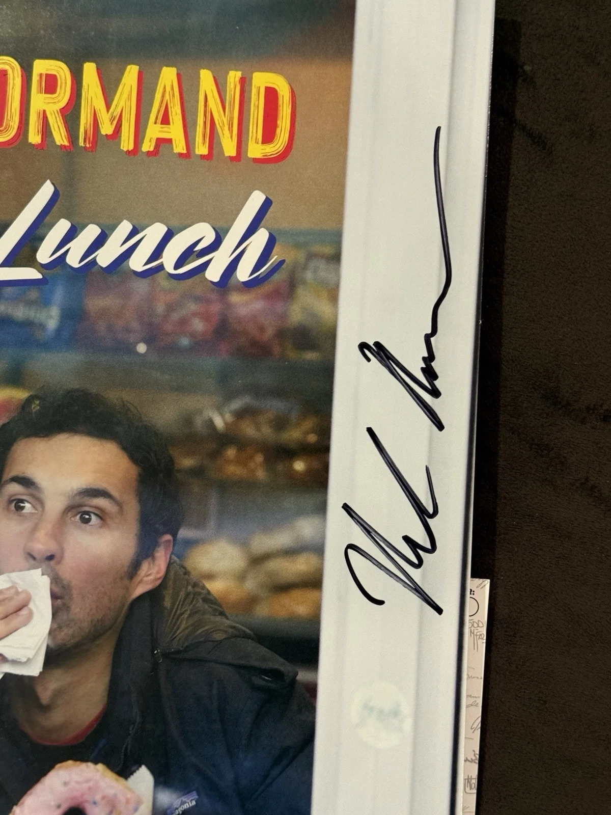 Mark Normand JSA Signed Cover Out To Lunch Vinyl Record Stand Up Comedian Comedy, изображение 2