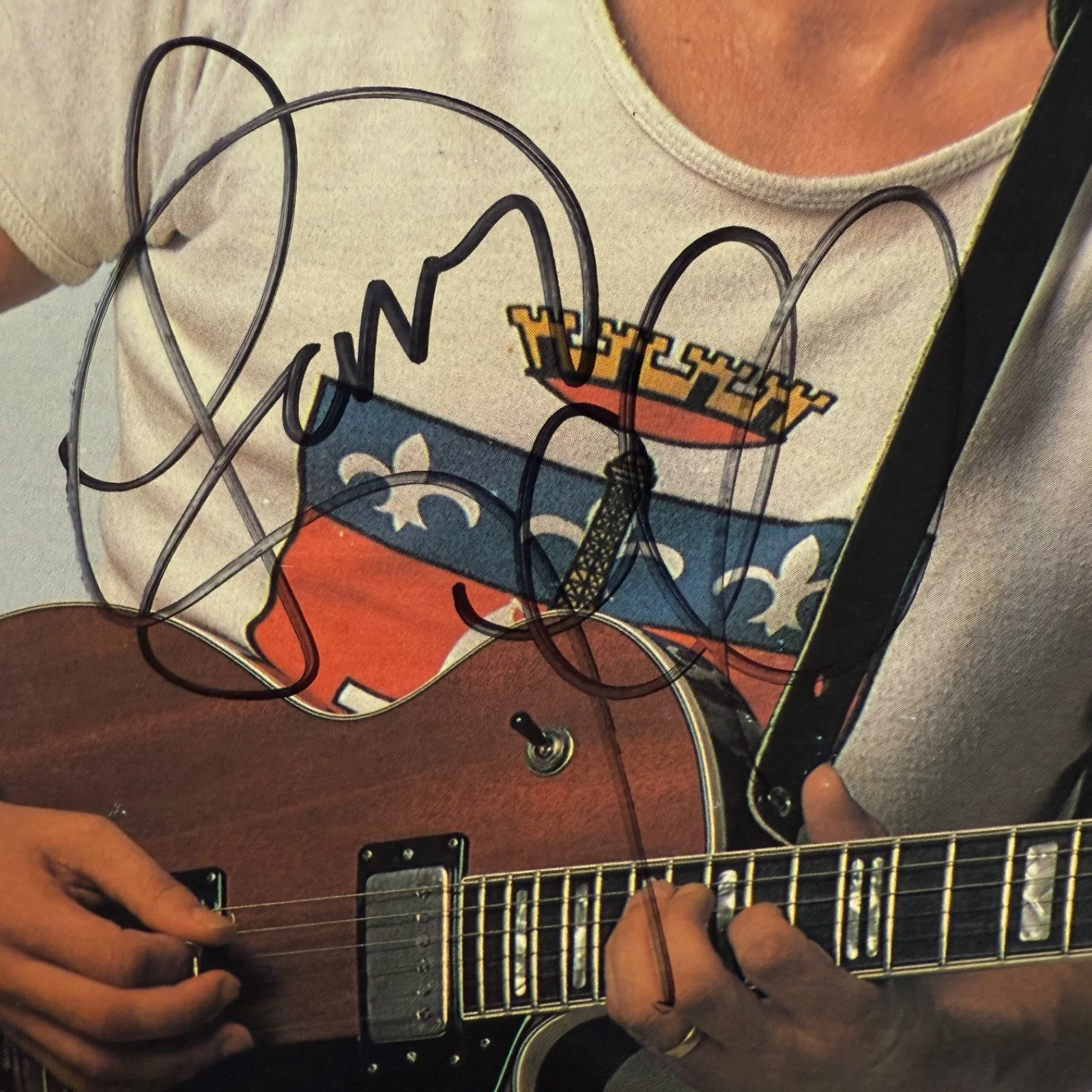 LARRY CORYELL "Return" AUTOGRAPHED BY LARRY usa VINYL album VSD 79426 VG+, image 2