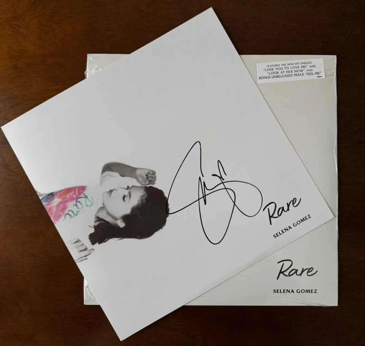 New Sealed Selena Gomez “Rare” Vinyl w/ Hand Signed Lithograph, изображение 4