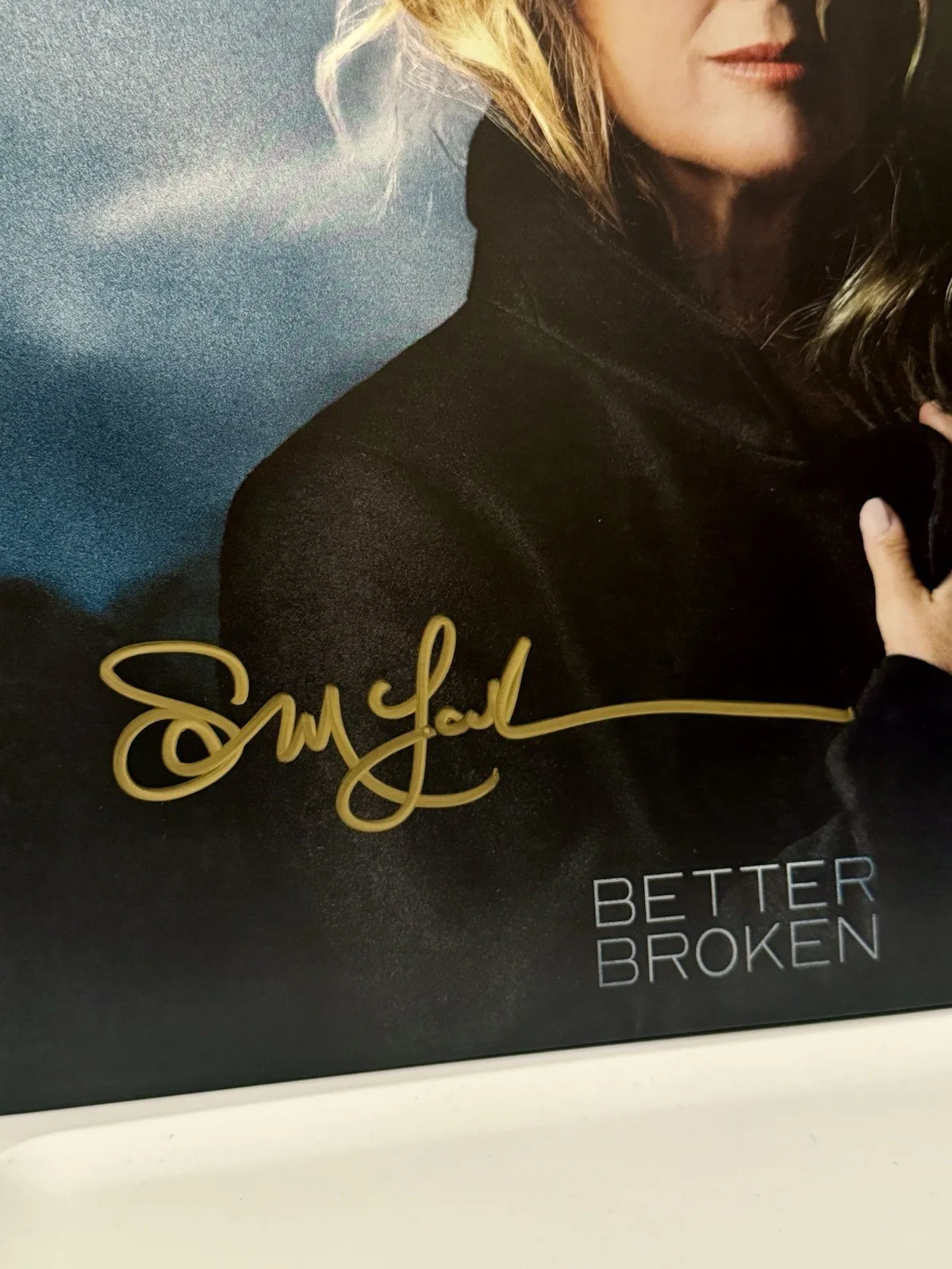 Sarah McLachlan Better Broken Vinyl LP AUTOGRAPHED Gold pen SIGNED Cover NYC Red, изображение 2