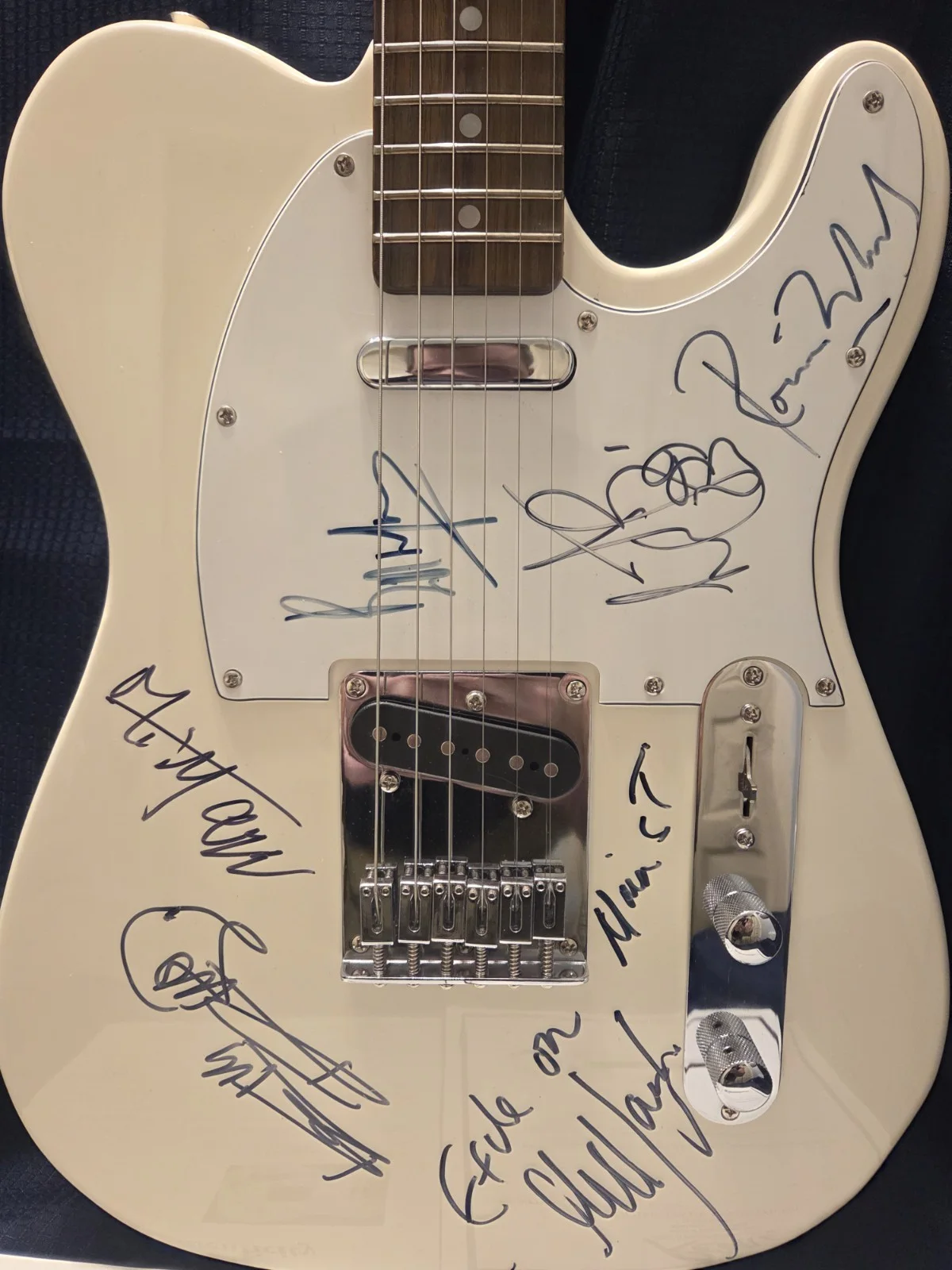 Autographed Rolling Stones Guitar/All 6...1 of A Kind!!!/ JSA & Epperson Certs, image 5
