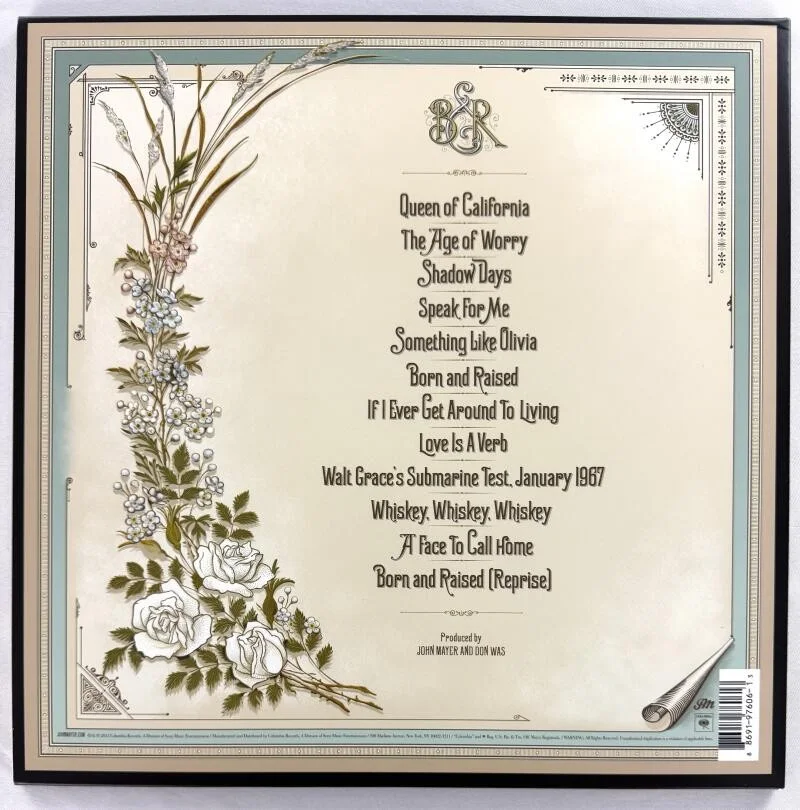 John Mayer — John Mayer Signed Autograph Album Vinyl Record LP - Born and Raised w/ JSA COA, image 2