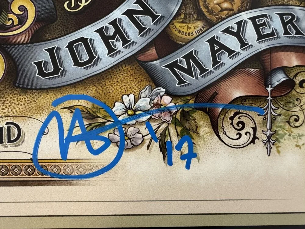 John Mayer — John Mayer Signed Autograph Album Vinyl Record LP - Born and Raised w/ JSA COA, image 3