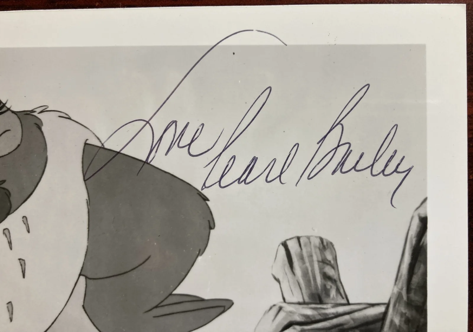 Pearl Bailey — PEARL BAILEY-Signed "The Fox and the Hound" promo card, image 2