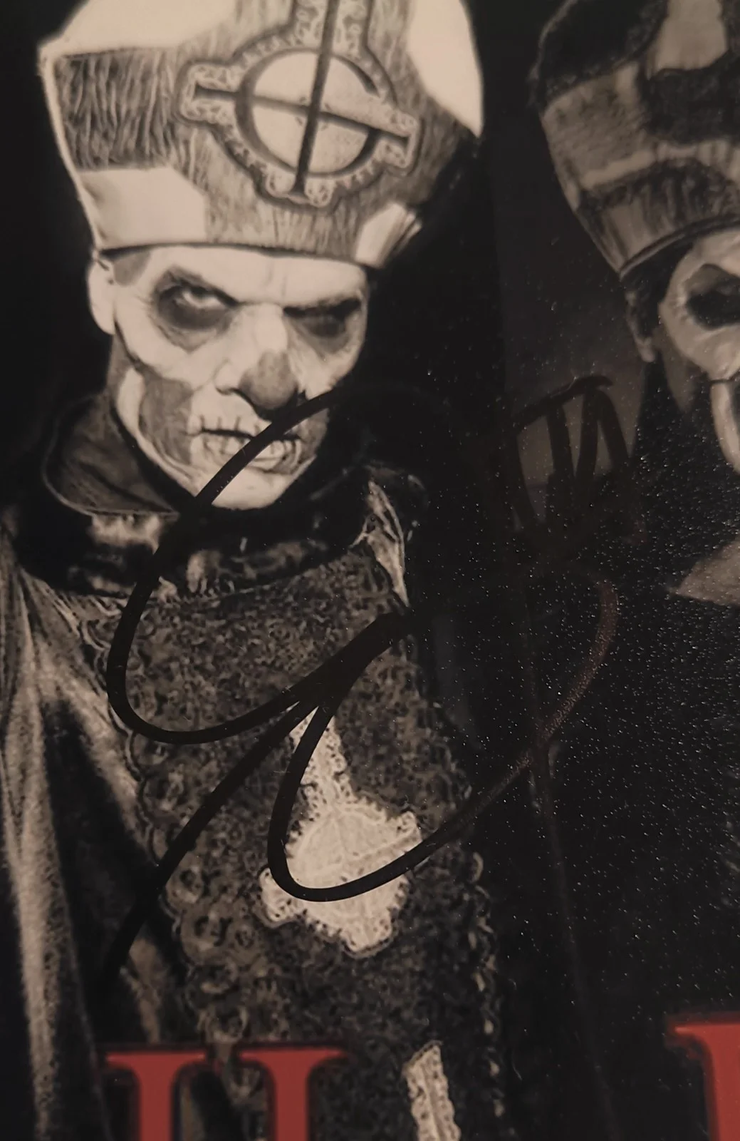 Papa Emeritus 3,original hand signed photograph,Ghost, image 2