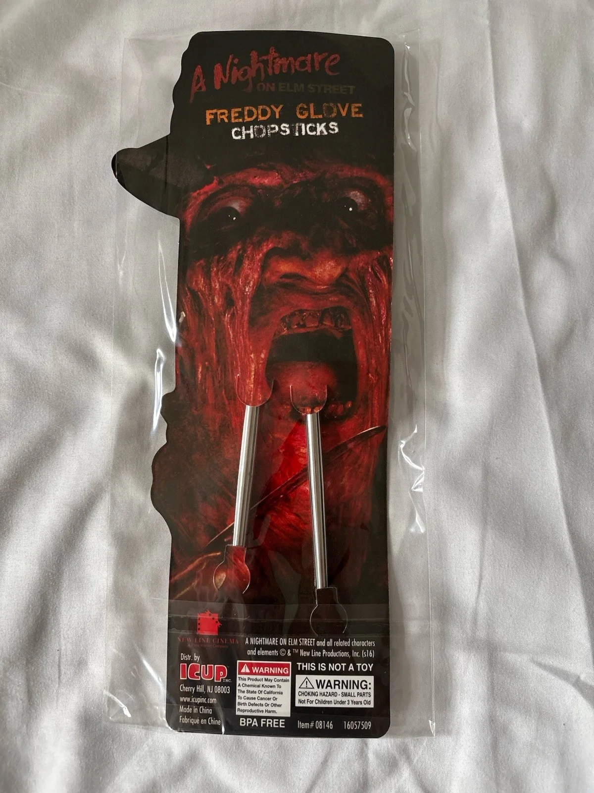 Loot Crate Exclusive A Nightmare On Elm Street Freddy Glove Chopsticks, image 2