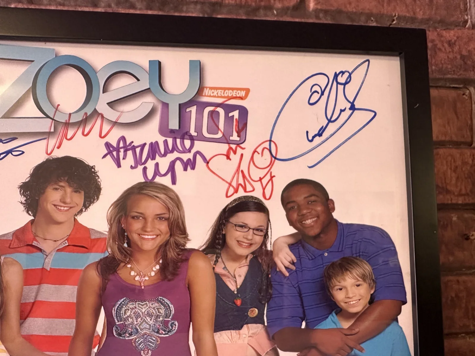 Nickelodeon: Zoey 101 Autographed Framed 11x17 Promo Pic, image 3