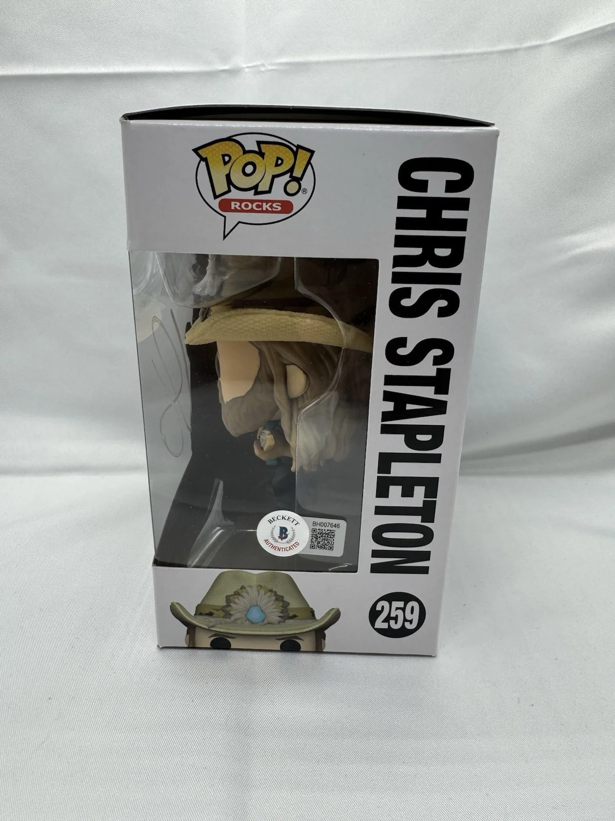 Chris Stapleton Signed Autograph Funko Pop Country Star #259 Beckett COA, image 2