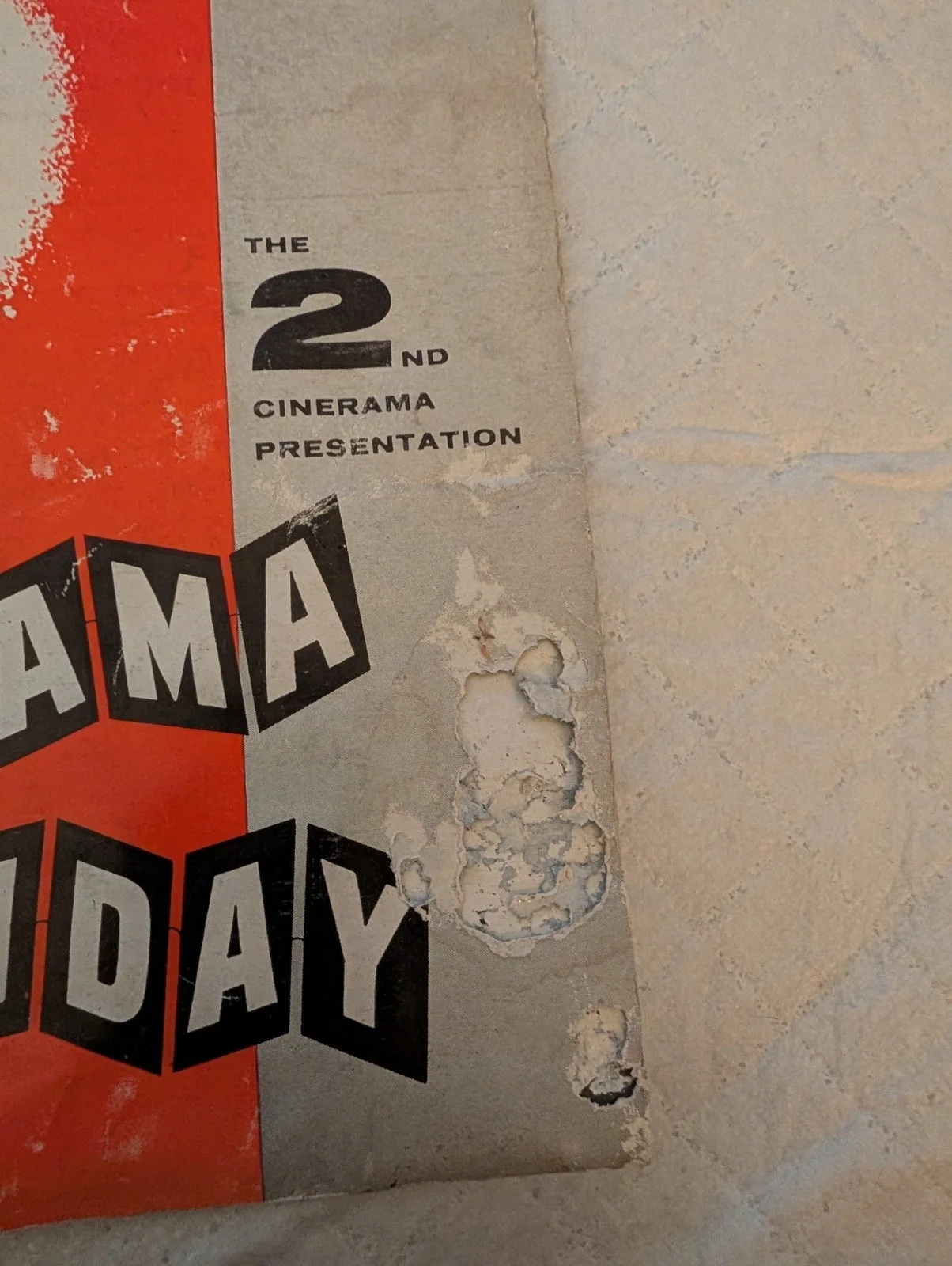 1955 Cinerama Holiday Souvenir Brochure – London Casino Programme 1950s Film, изображение 2