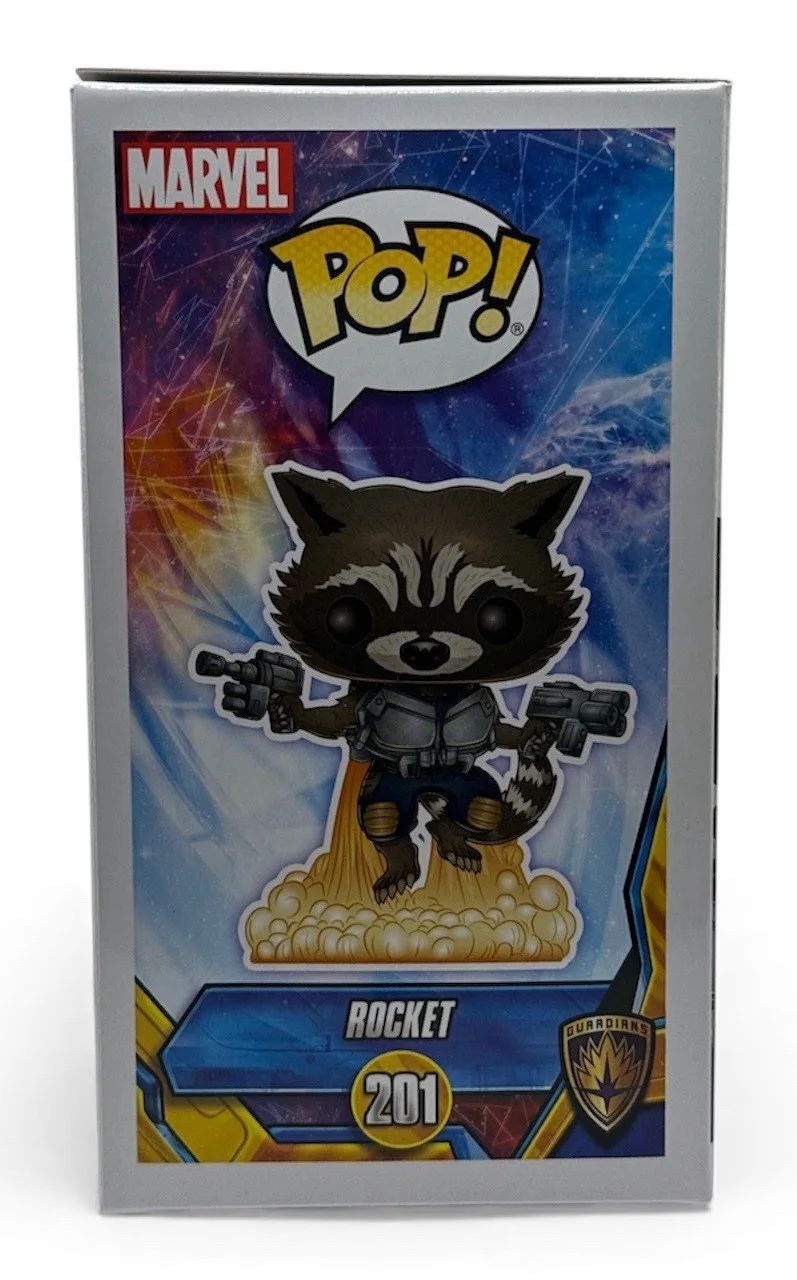 Bradley Cooper — Bradley Cooper Signed Guardians of the Galaxy Rocket Funko Pop with Beckett COA, image 3