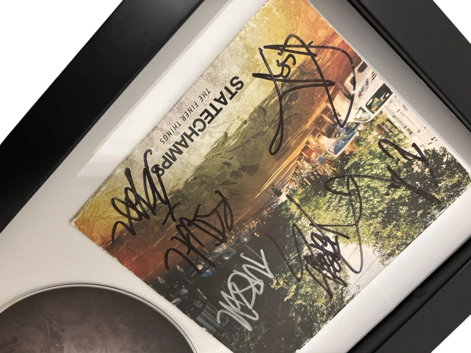 STATE CHAMPS SIGNED AUTOGRAPH THE FINER THINGS FRAMED & MATTED CD ALBUM DISPLAY, image 4