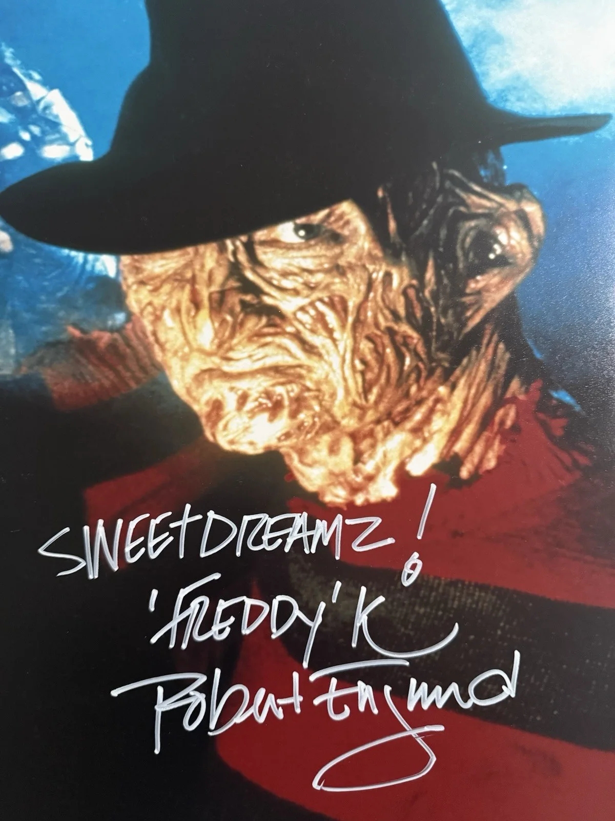 Robert Englund, Patricia Arquette — ROBERT ENGLUND SIGNED 12x18 PHOTO INSCRIBED“SWEETDREAMZ!”FREDDY KRUEGER BECKETT, изображение 2
