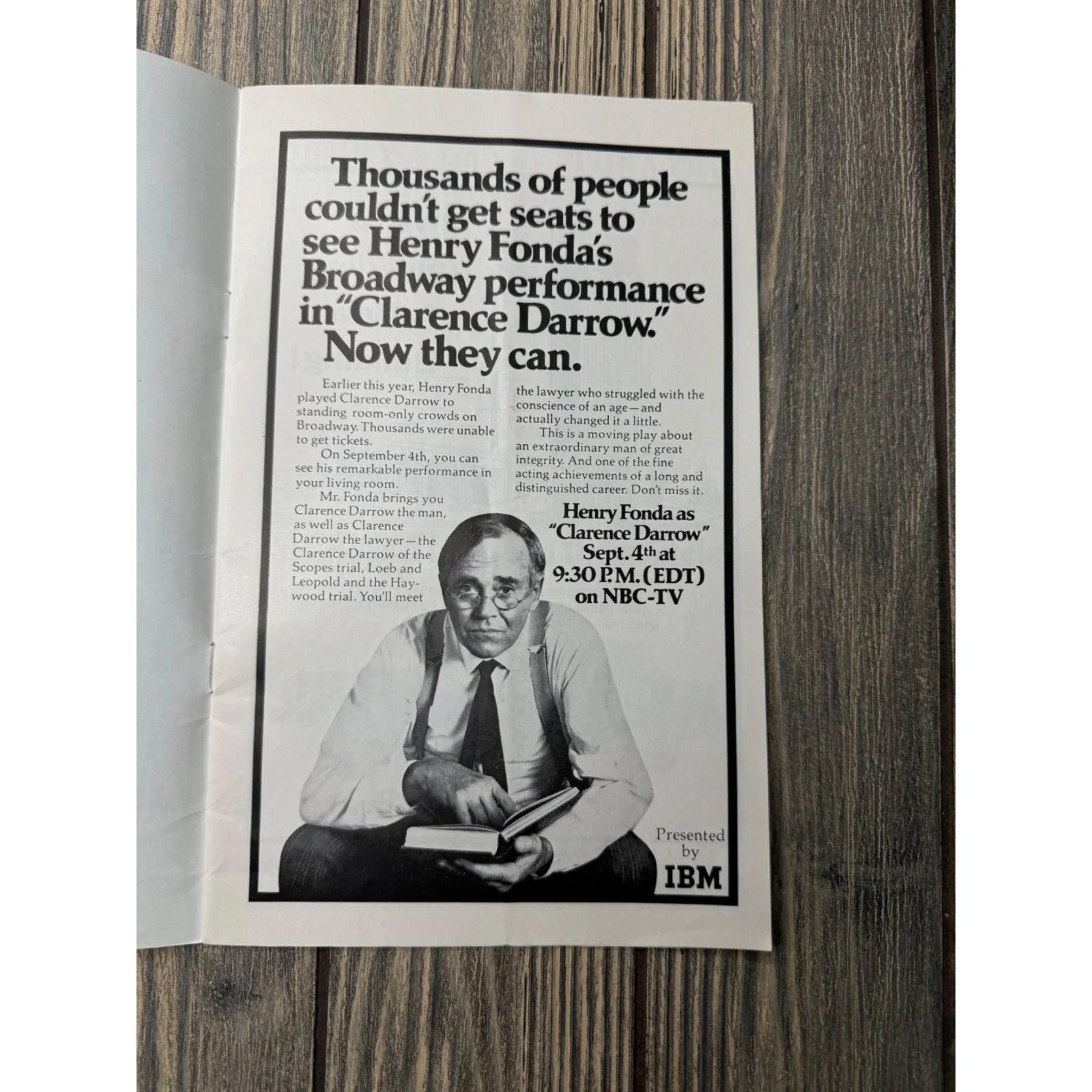 Stagebill Magazine Drury Lane Theatre Hugh OBrian "Come Blow Your Horn" 1980 Vin, изображение 4