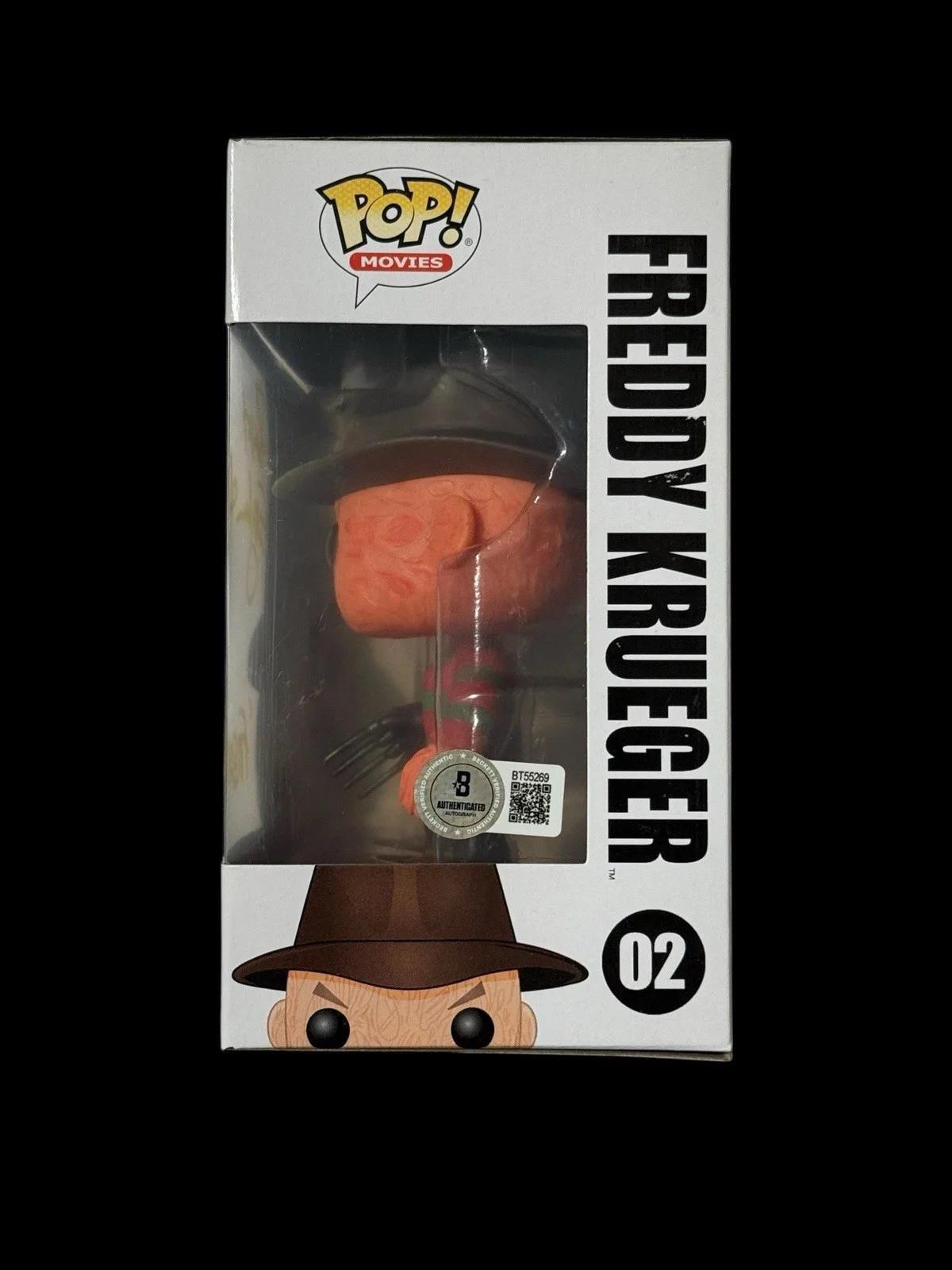 Robert Englund — ROBERT ENGLUND SIGNED FREDDY KRUEGER NIGHTMARE FUNKO INSC. “FREDDY” BAS + PROOF, image 3