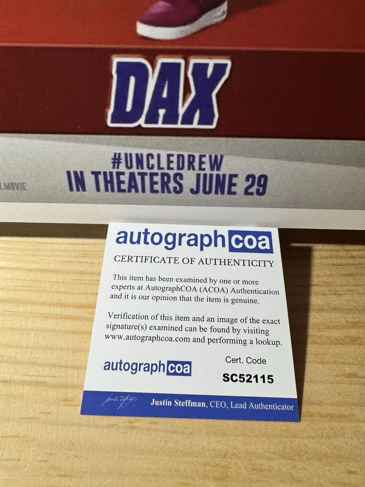 Lil Rel Howerty — LIL REL HOWERY SIGNED “UNCLE DREW” 11 X 17 PHOTO (ACOA), image 2