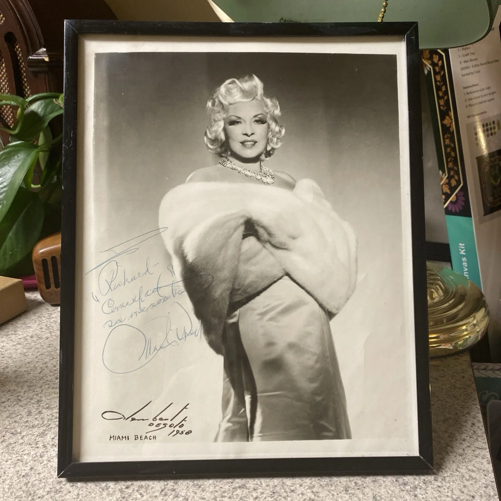 Vintage 1950s Mae West Photo SIGNED Autographed Come Up See Me Sometime with COA, image 2