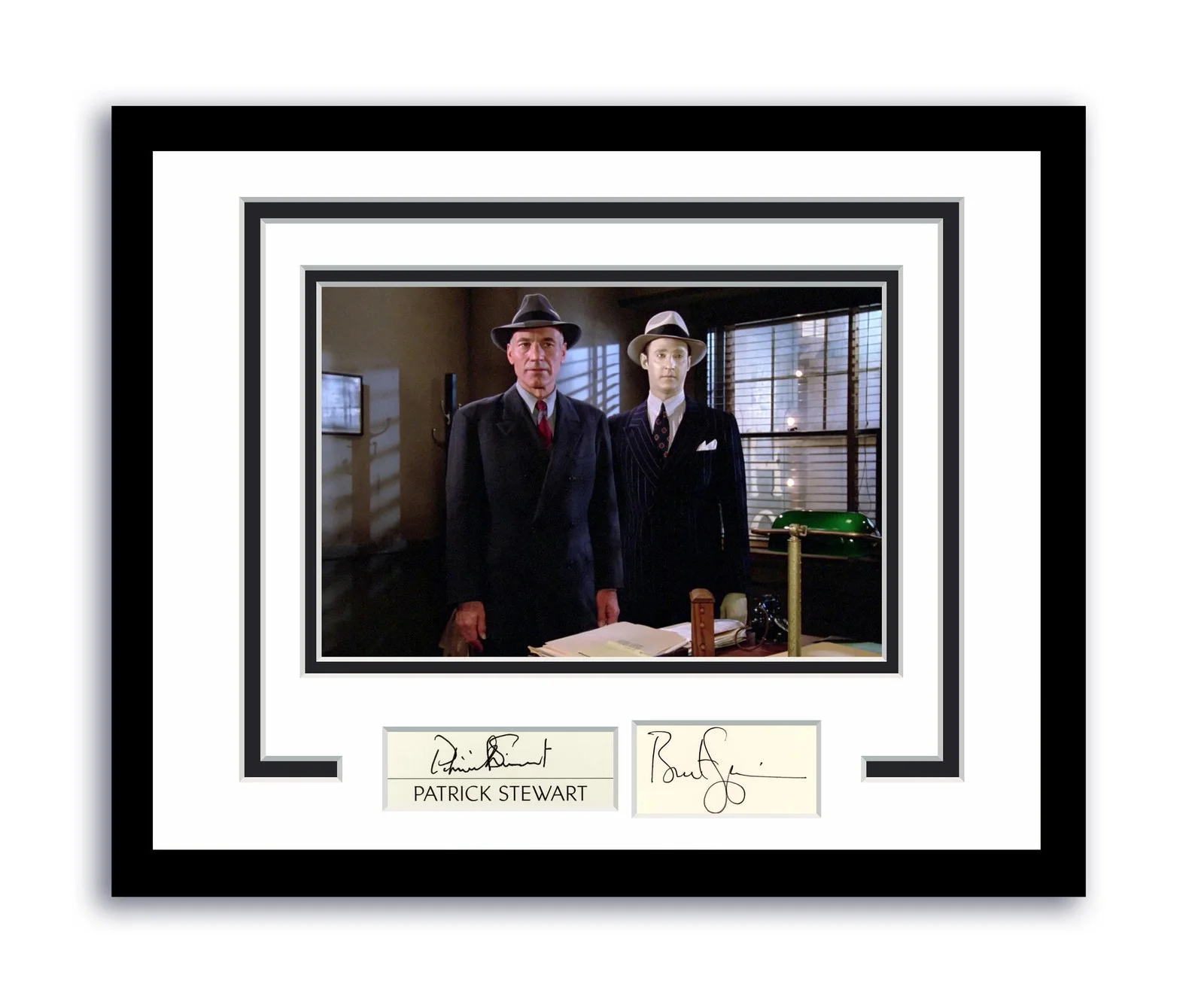 Brent Spiner, Patrick Stewart — Star Trek Patrick Stewart Brent Spiner Autograph Signed 11x14 Framed Photo ACOA