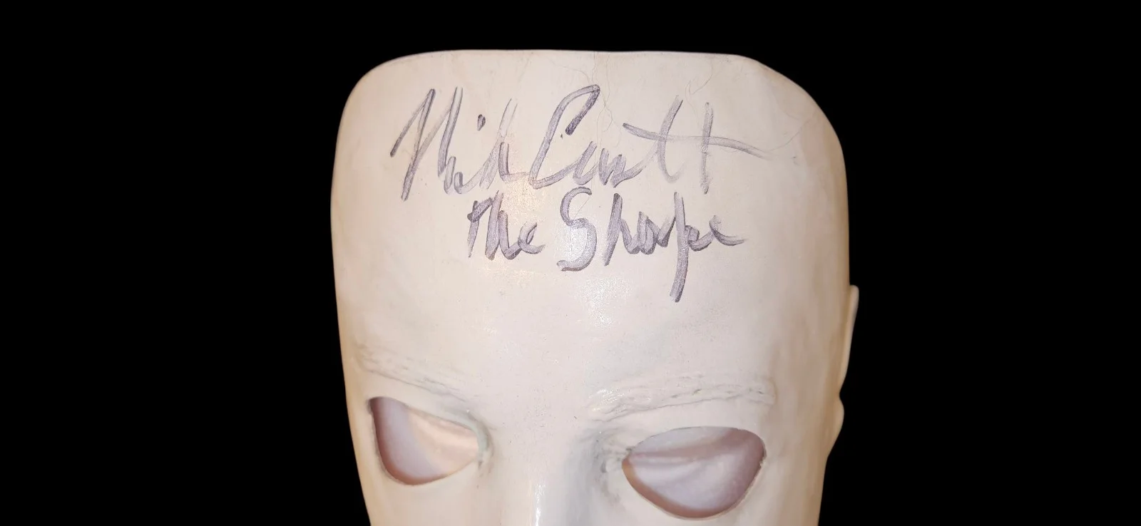 NICK CASTLE, TOMMY LEE WALLACE — NICK CASTLE TOMMY LEE WALLACE SIGNED MICHAEL MYERS MASK HALLOWEEN AUTOGRAPH JSA, image 2