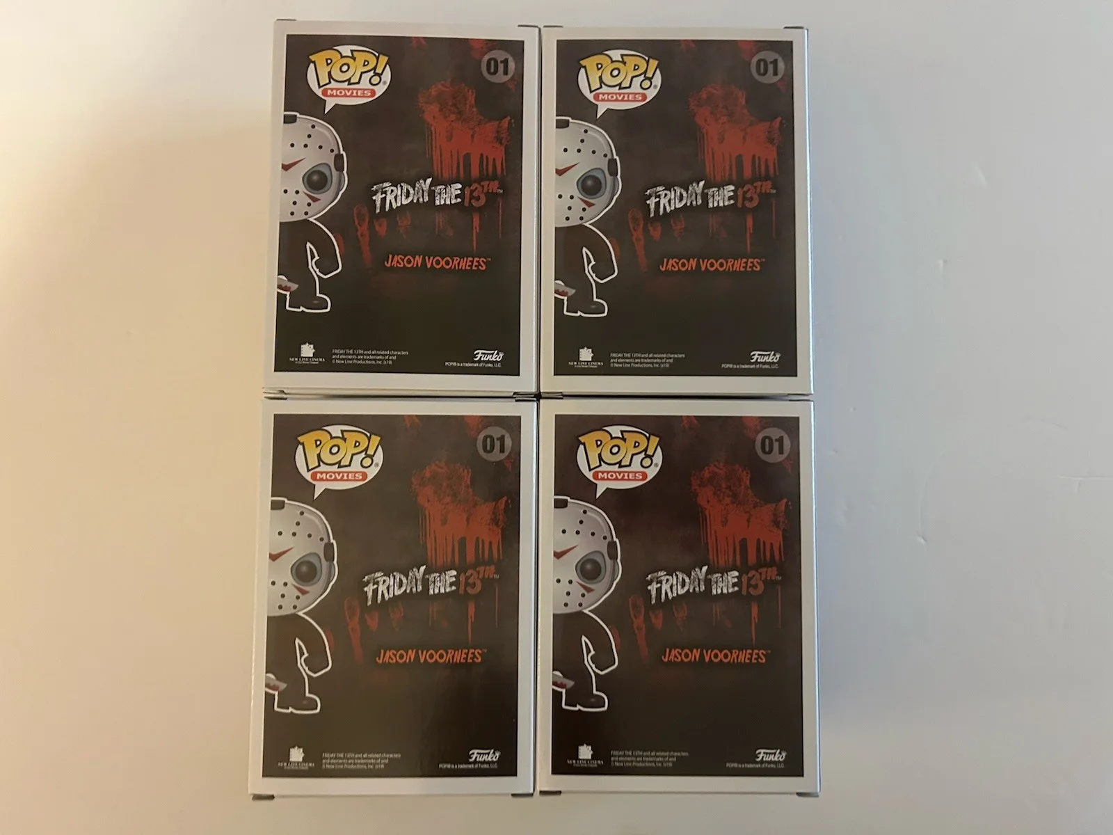 Kane Hodder — Set of 4 Jason Voorhees Signed Funko POPs Hodder Gillette Kirzinger Lehman, изображение 3