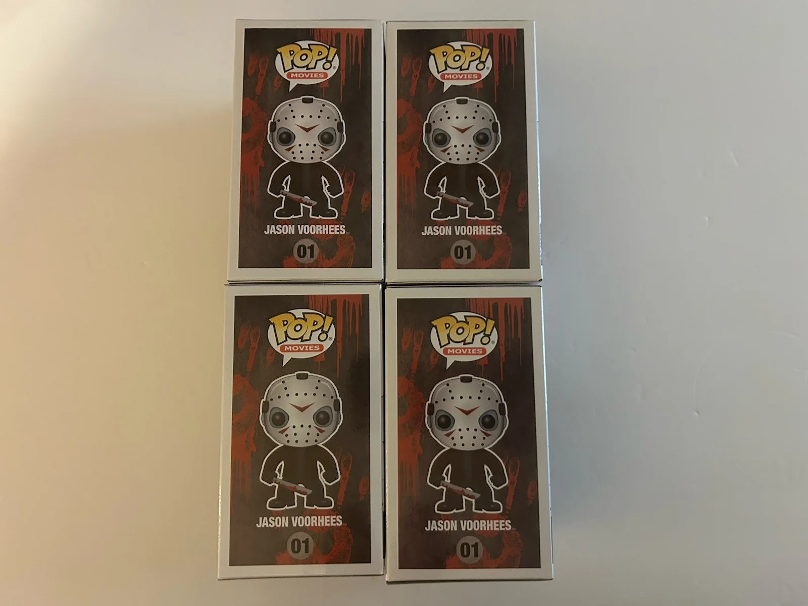 Kane Hodder — Set of 4 Jason Voorhees Signed Funko POPs Hodder Gillette Kirzinger Lehman, изображение 4