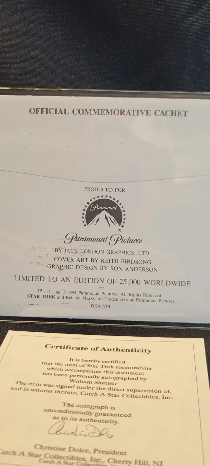 William Shatner — Star Trek William Shatner Signed Autographed First Day Cover Cachet With COA, image 5