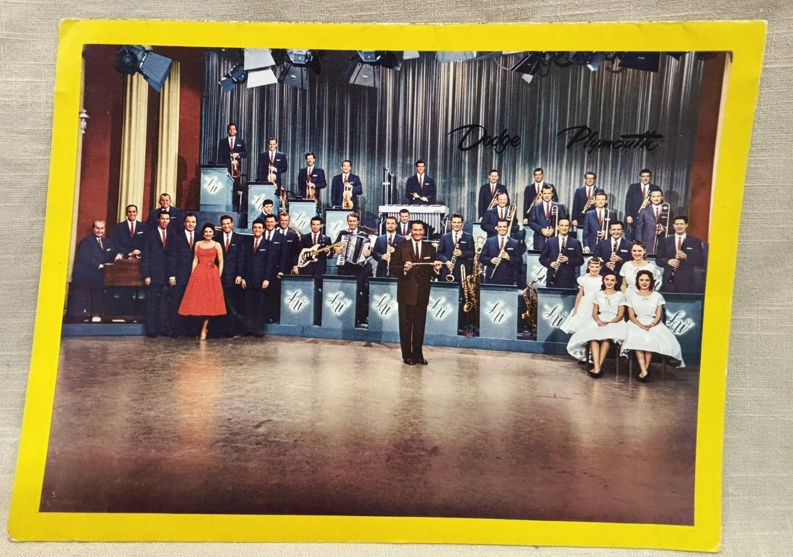 Lawrence Welk Signed Brochure 9x12 Photos of Band, Alice Lon, Lennon Sisters, изображение 3