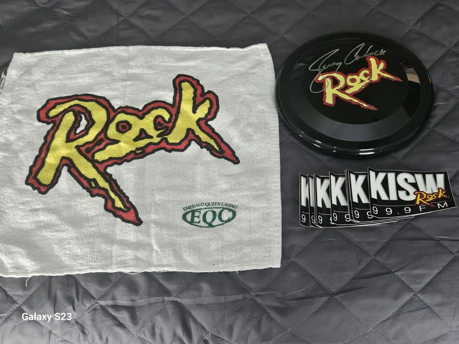 Alice In Chains Signed Jerry Cantrell Frisbee 99.9 KISW ROCK FMRADIO SeattleRARE, изображение 3