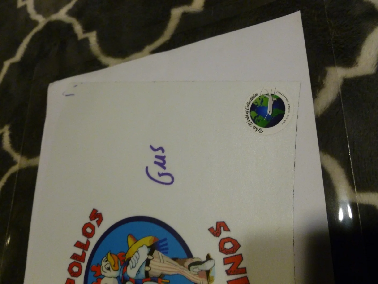 Giancarlo Esposito — Giancarlo Esposito Signed "Gus" Los Pollos Hermanos Label W/WWOC -COA&Photo..., изображение 3
