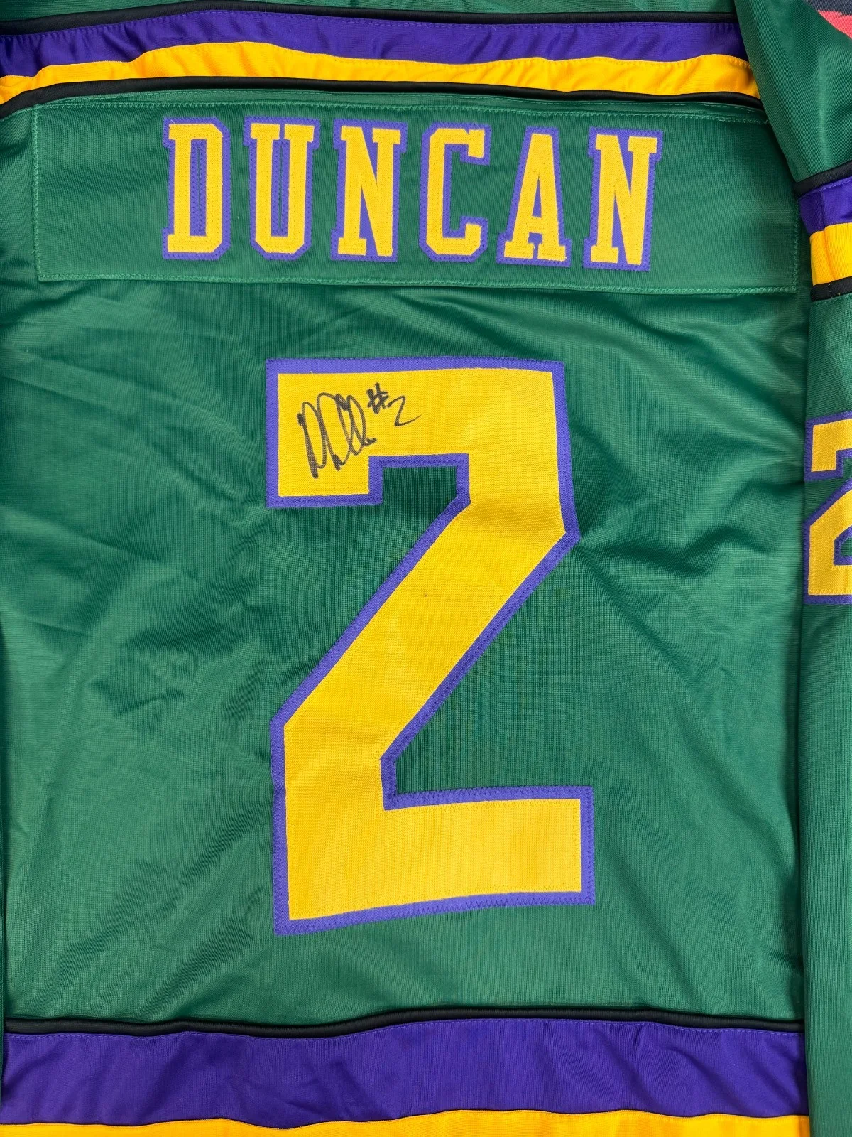 Jane Plank — “Tammy Duncan” Mighty Ducks Jane Plank Customed Signed Jersey, image 2