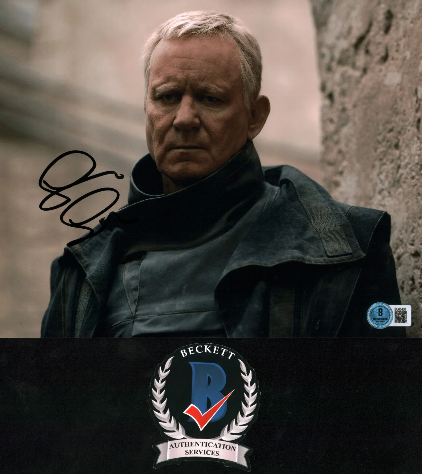 stellan skarsgard — Stellan Skarsgard Signed Andor Star Wars Luthen Real 8x10 Photo BAS COA