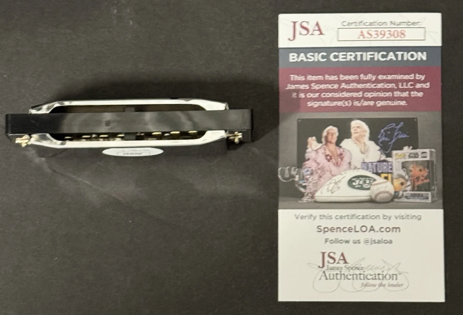 John Popper Signed Autographed Harmonica JSA COA Blues Travelers Run-Around, image 4