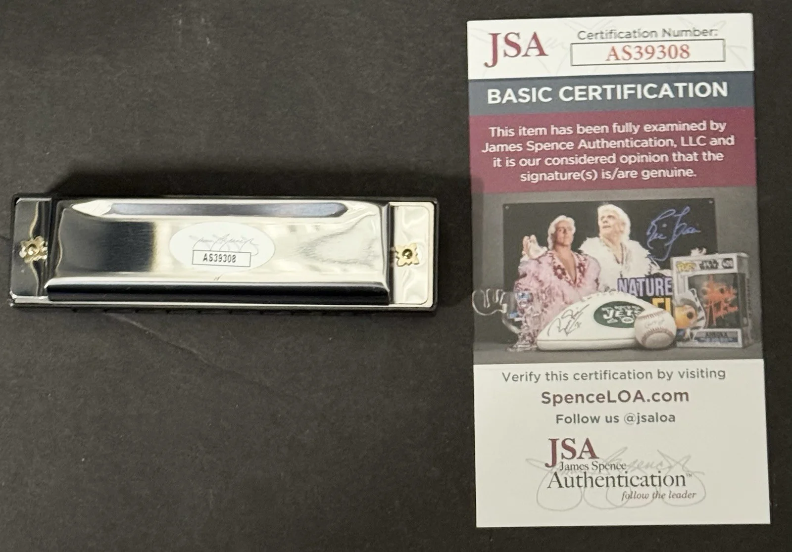 John Popper Signed Autographed Harmonica JSA COA Blues Travelers Run-Around, image 5